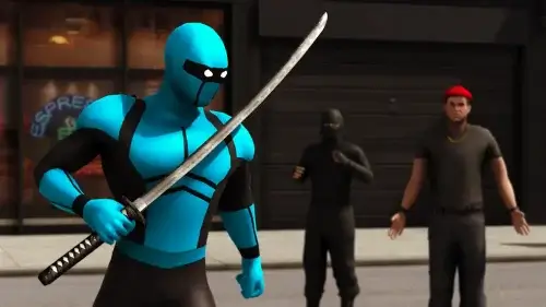 Blue Ninja : Superhero Game