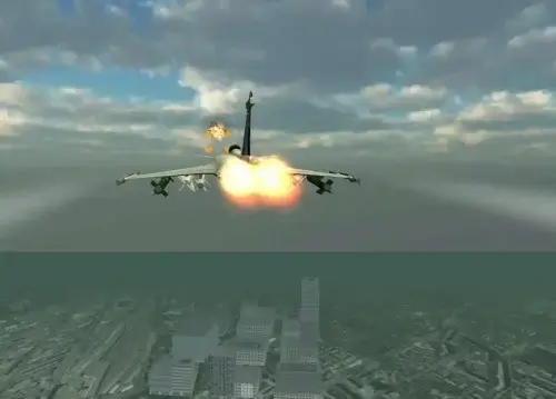 Military Jet Fighter Air Strike
