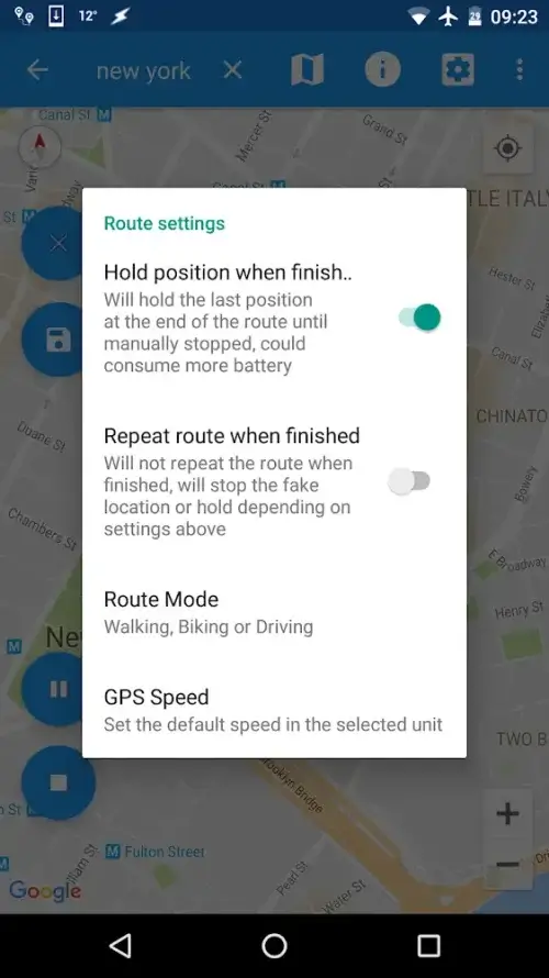 Fake GPS Joystick & Routes Go