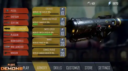 Rise Of Demons: mobile FPS