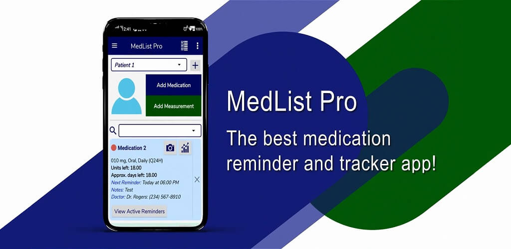 MedList Pro Reminder & Tracker