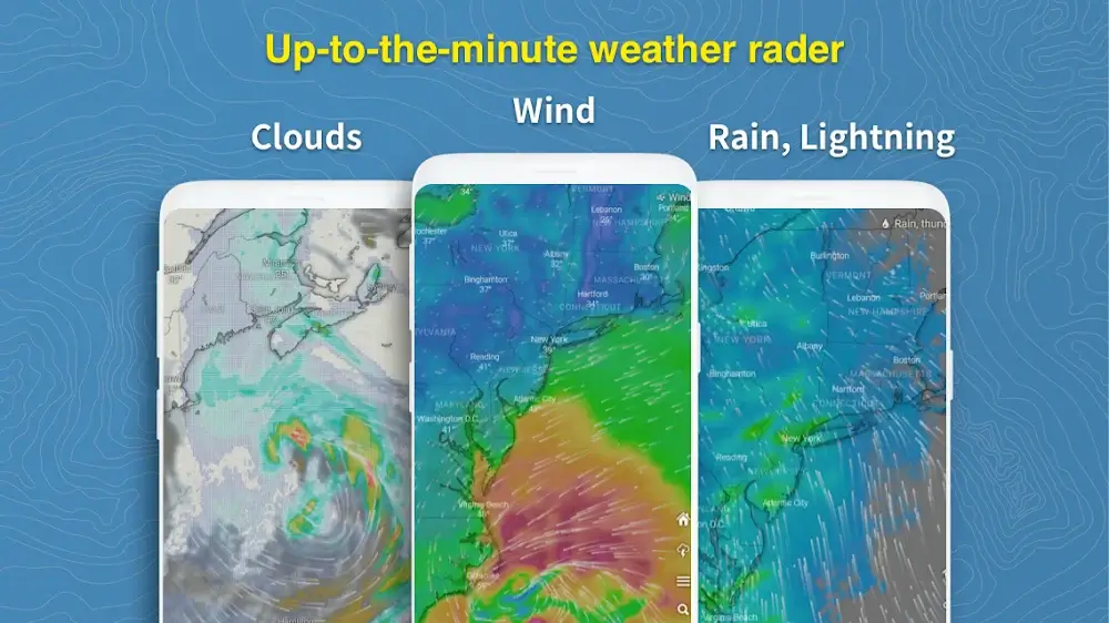 Weather Screen-Forecast, Radar