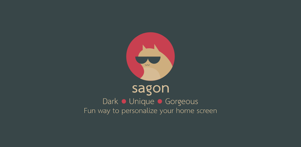 Sagon: Dark Icon Pack