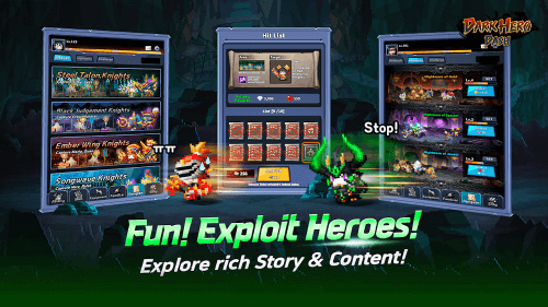 Dark Hero Dash : Idle RPG