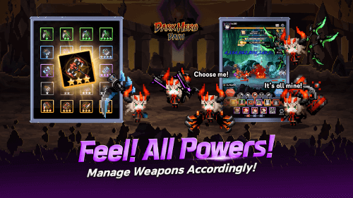 Dark Hero Dash : Idle RPG