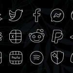 Vera Outline White Icon Pack APK v6.4.7 (Full Version)