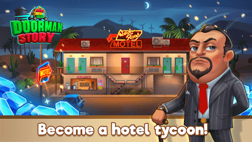 Doorman Story: idle hotel game