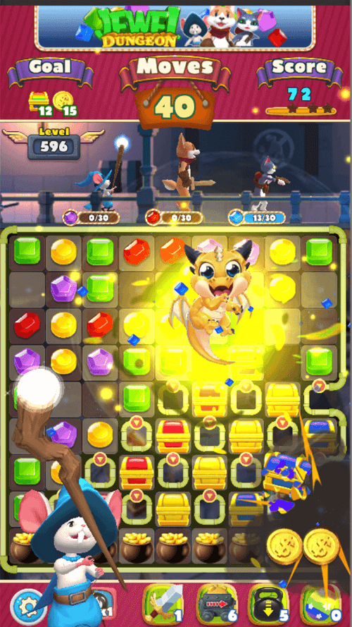 Jewel Dungeon – Match 3 Puzzle