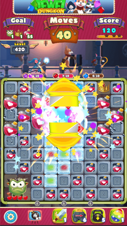 Jewel Dungeon – Match 3 Puzzle