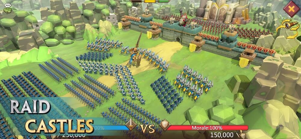 Lords Mobile MOD APK 2.86 (Auto PVE, Unlocked VIP/15 Features)
