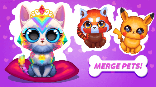 Merge Cute Animal 2: Pet merge