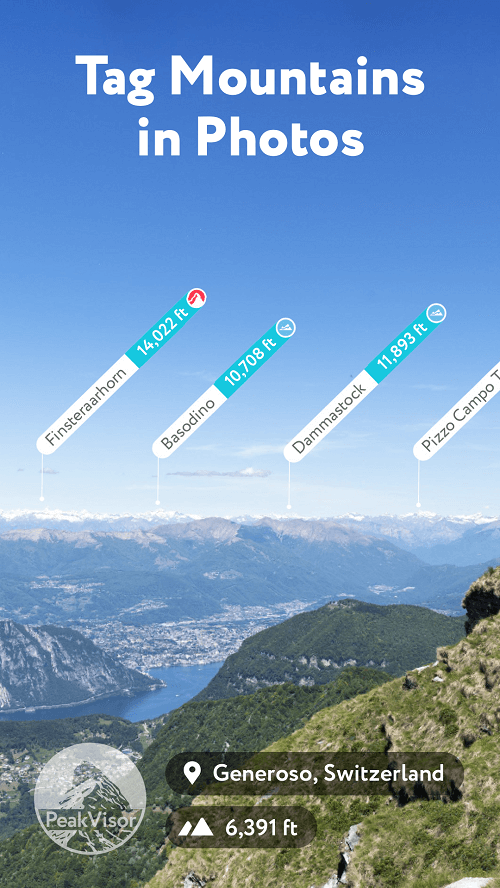 PeakVisor – 3D Maps & Peaks Id