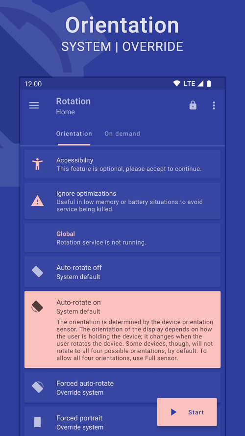 Rotation | Orientation Manager