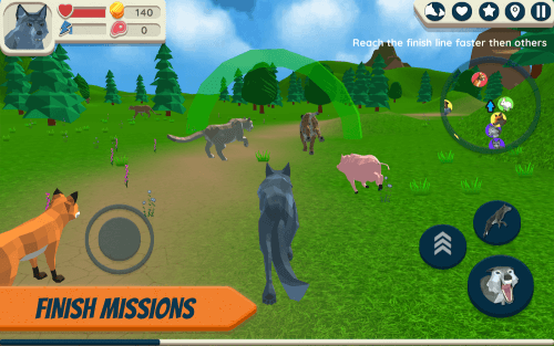 Wolf Simulator: Wild Animals 3