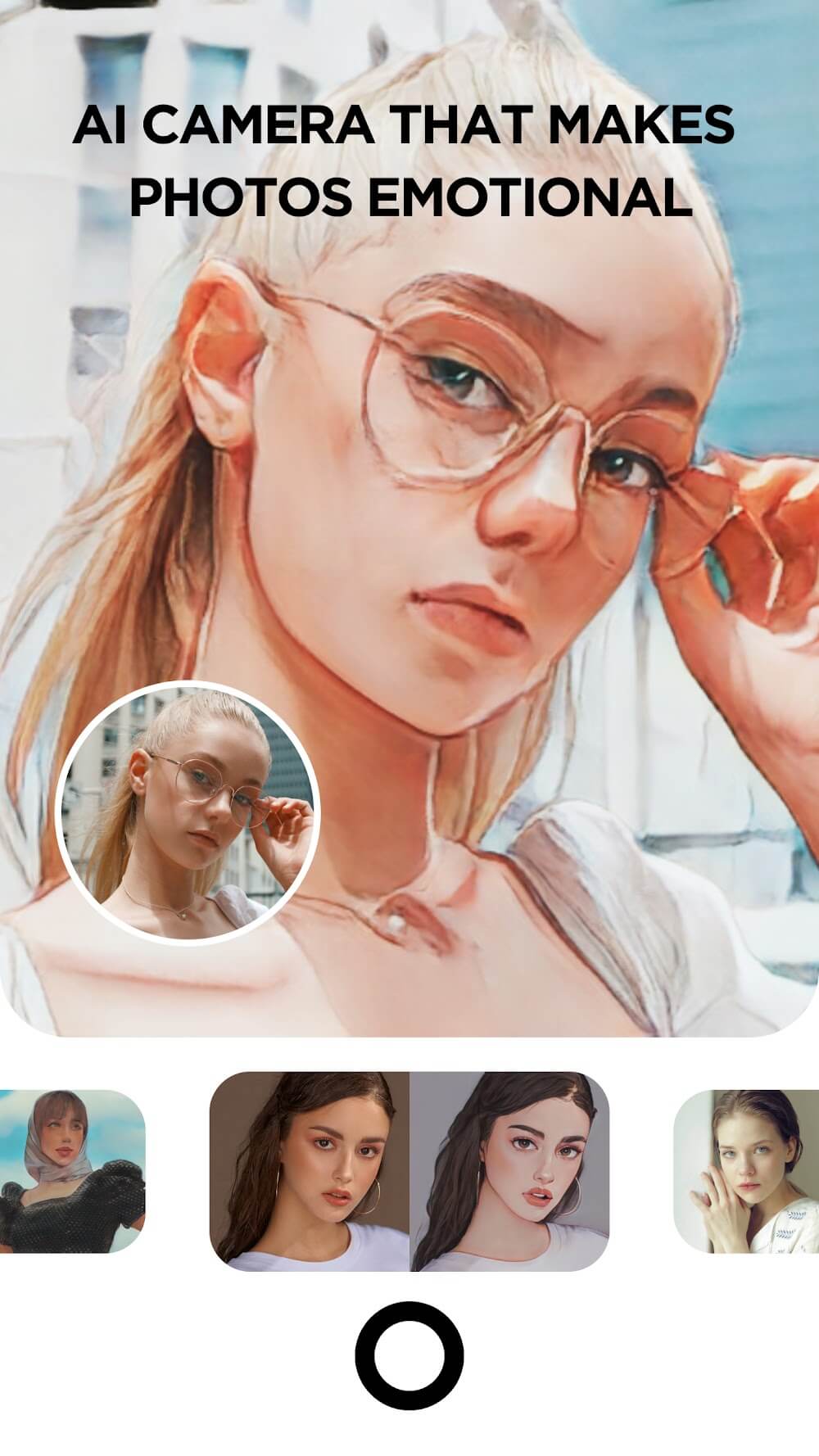 A person taking a selfie with Candy Camera MOD APK