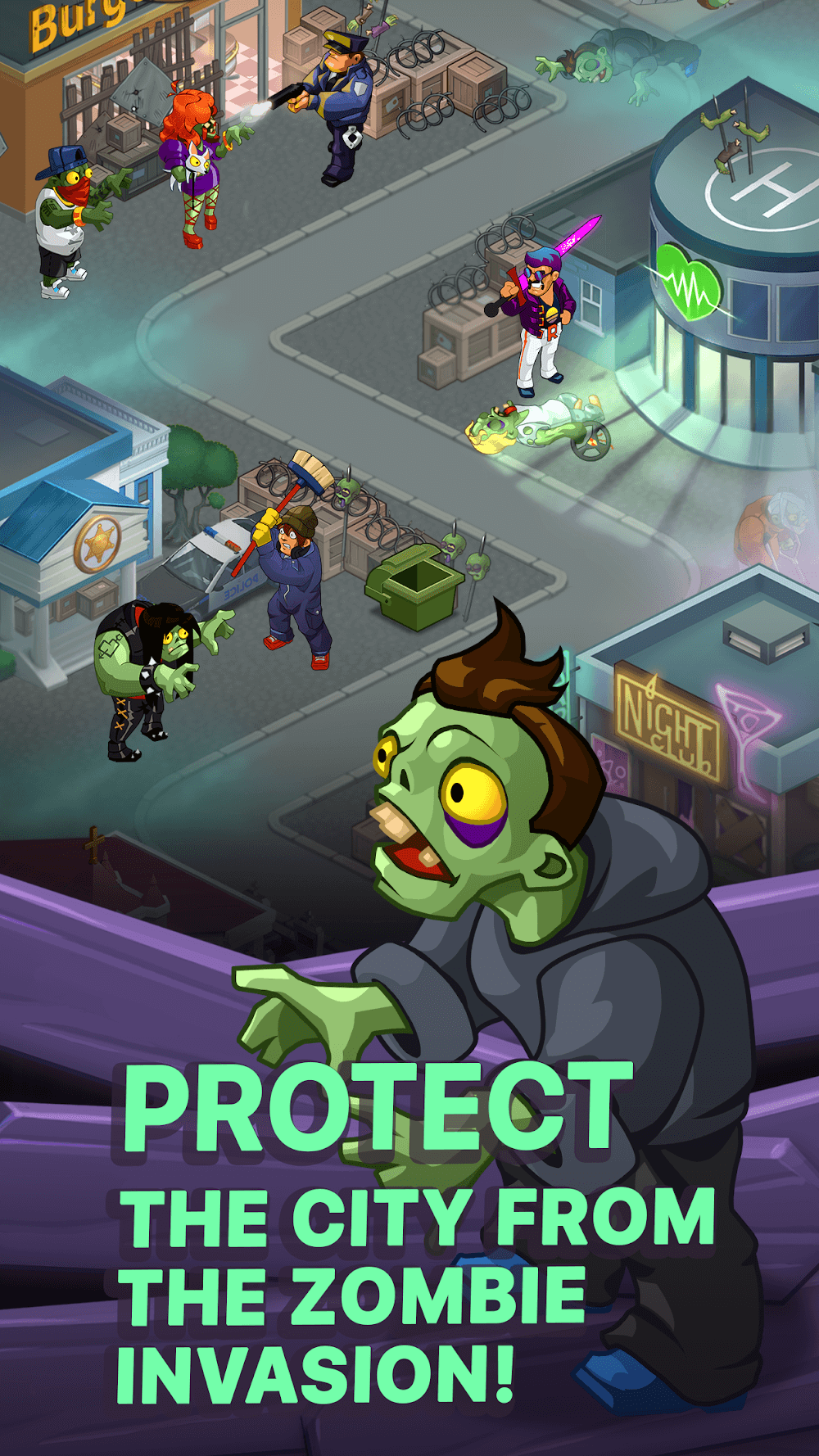 Idle Zombie Survival v3.1.1 MOD APK (Unlimited Money, Ammo) Download