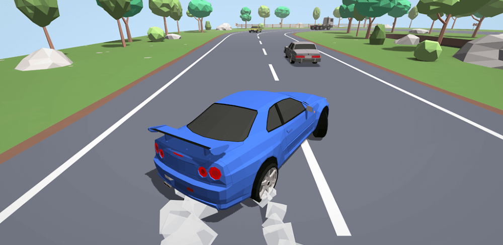 Polygon Drift: Traffic Racing