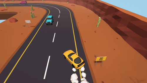 Polygon Drift: Traffic Racing