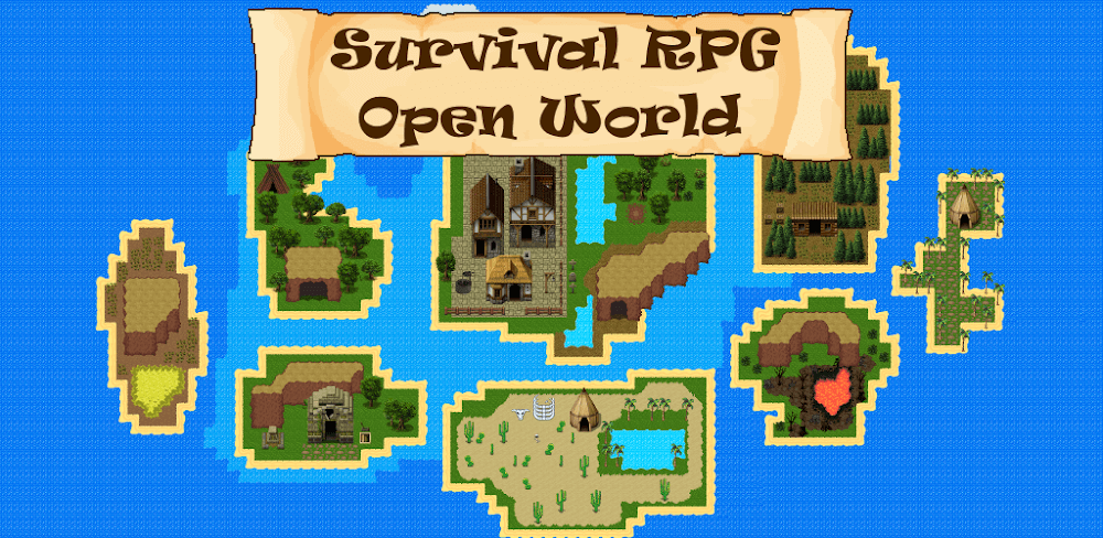 Survival RPG: Open World Pixel