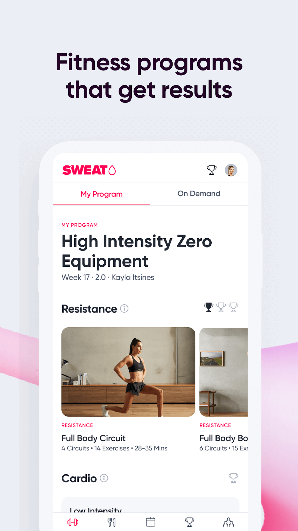 Download Sweat Fitness App For Women v7.1 MOD APK (Premium Unlocked)