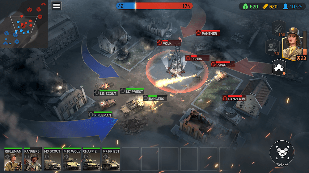 World War Armies: WW2 PvP RTS