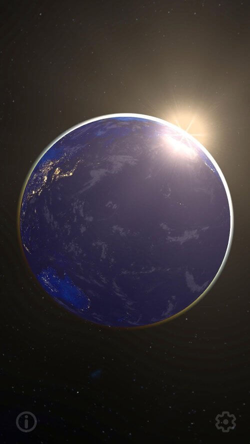 3D Earth & Real Moon