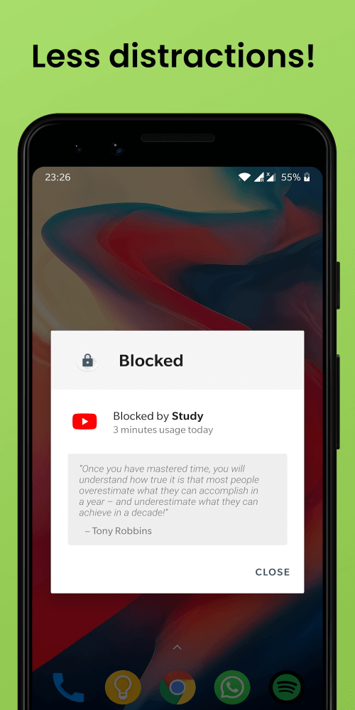 Block Apps: Digital Wellbeing