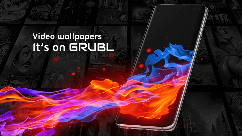 GRUBL™ 4D Live Wallpapers + AI