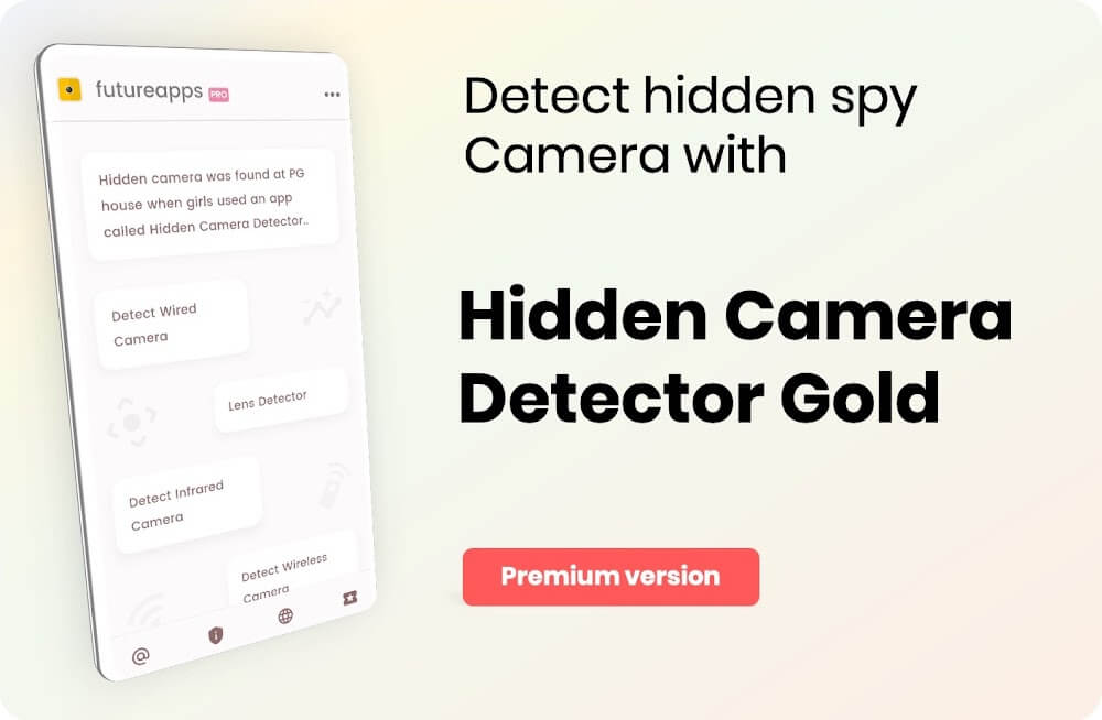 Hidden Camera Detector Gold