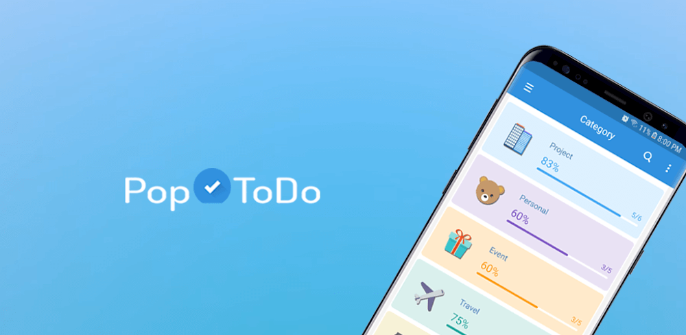 PopToDo : To-do, Checklist
