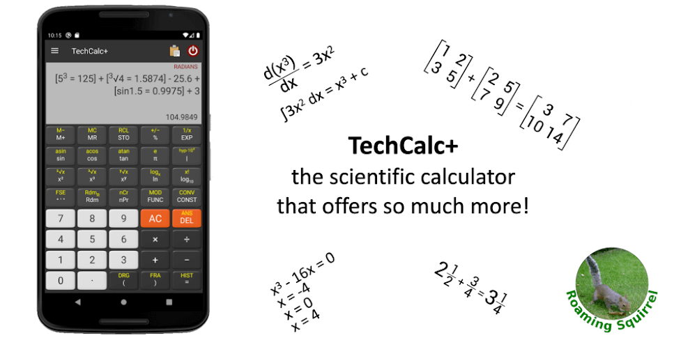 TechCalc+ Calculator