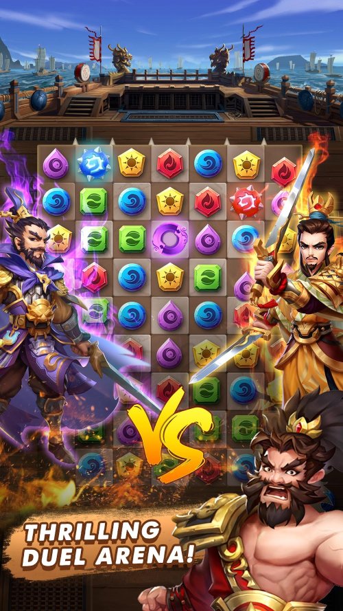 Three Kingdoms & Puzzles: Matc