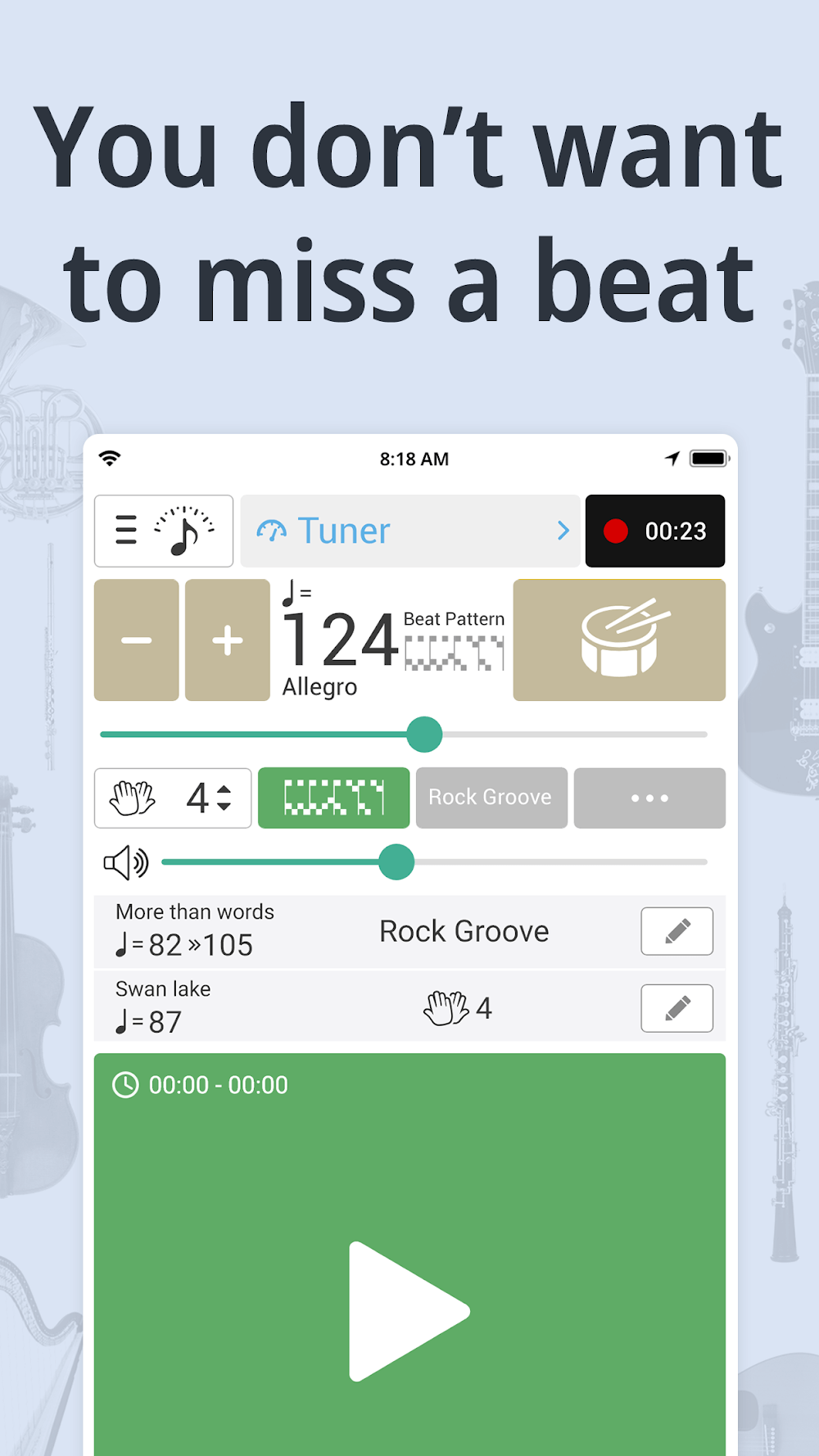 Tuner Metronome v7.38 MOD APK (Premium Unlocked) Download