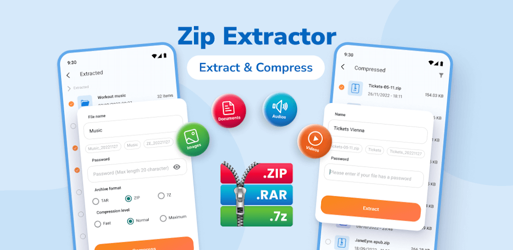 Zip Extractor – UnZIP & UnRAR