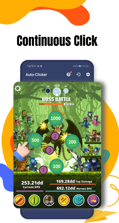 Auto Clicker app for games