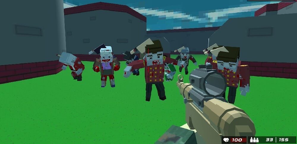 Blocky Gun Warfare Zombie