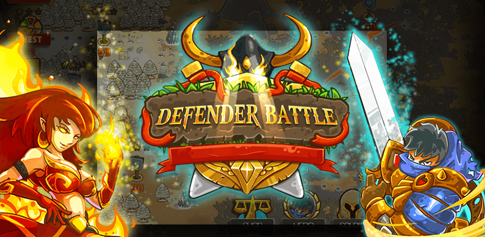 Defender Battle  MOD APK (Unlimited Money, Menu) Download