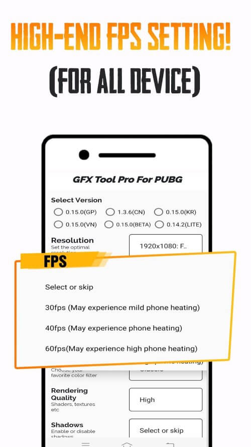 GFX Tool PUBG Pro (Advance FPS