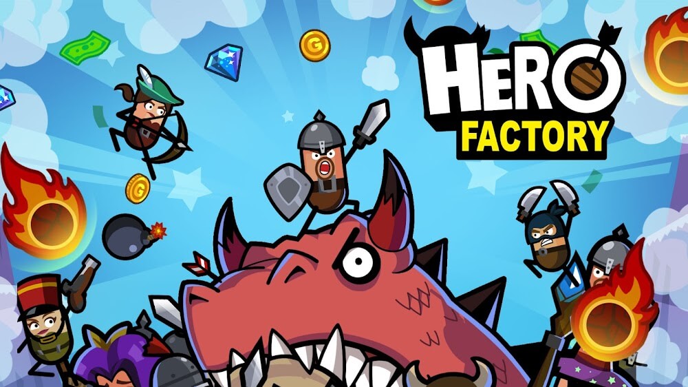 Hero Factory – Idle tycoon