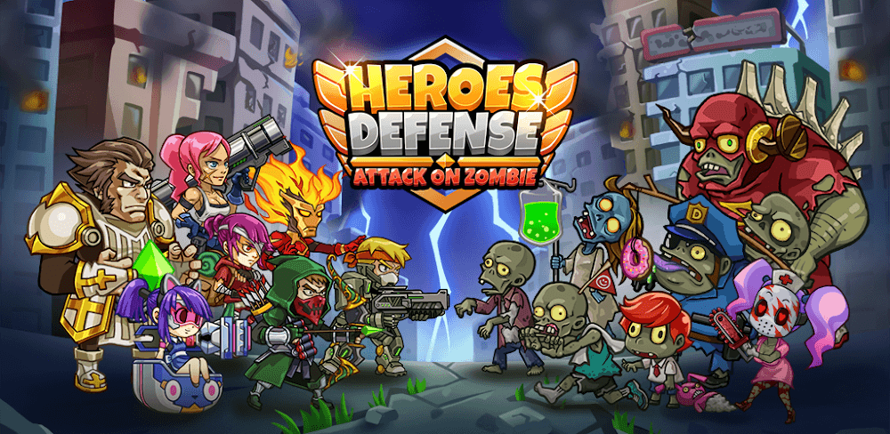 Heroes Defense: Attack Zombie