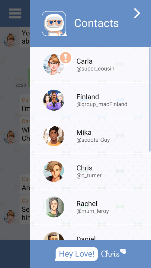Hey Love Chris: Chat Story