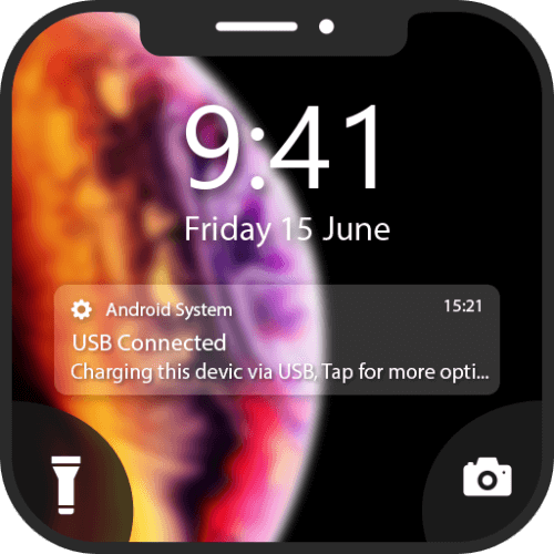 iNotify – iOS Lock Screen