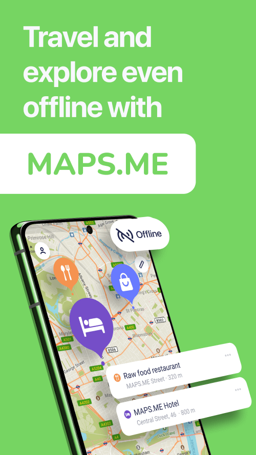 MAPS.ME: Offline maps GPS Nav