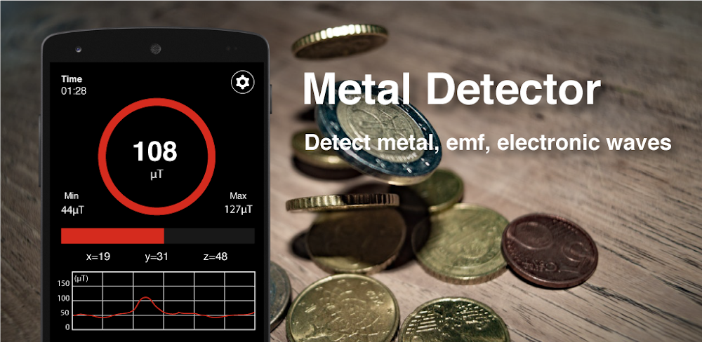 Metals Detector: EMF detector