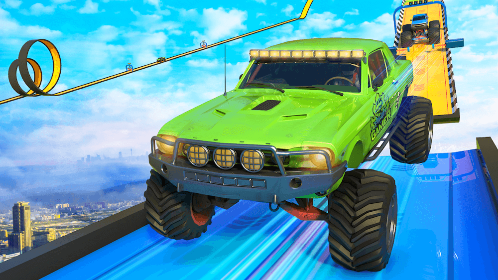 Monster Truck Stunts Car Games