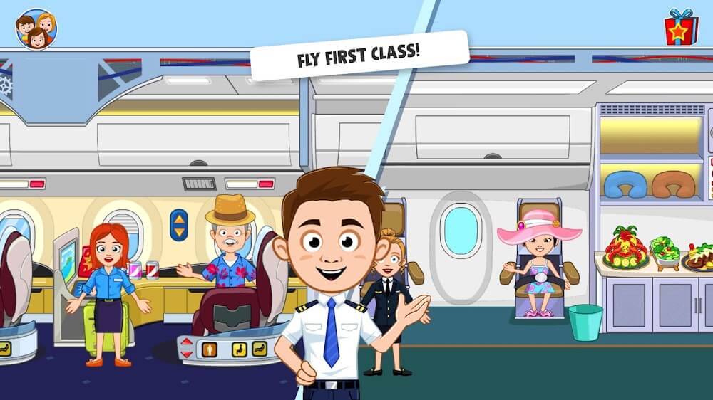 My Town Airport games for kids