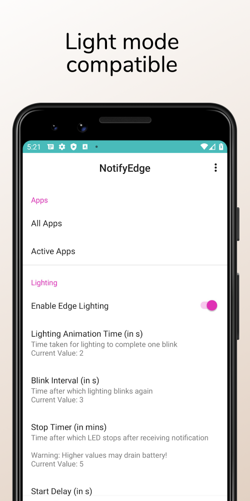 NotifyEdge – Edge Lighting