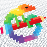 Pixel Art – color by number