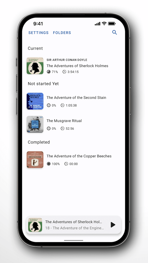 PlayBook – audiobook player