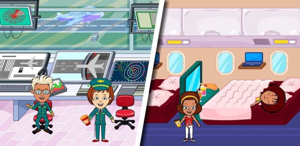 
Tizi Town - My Airport Games v2.9.8 MOD APK (Unlocked Clothes)
